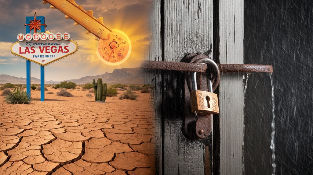 las vegas weather and security